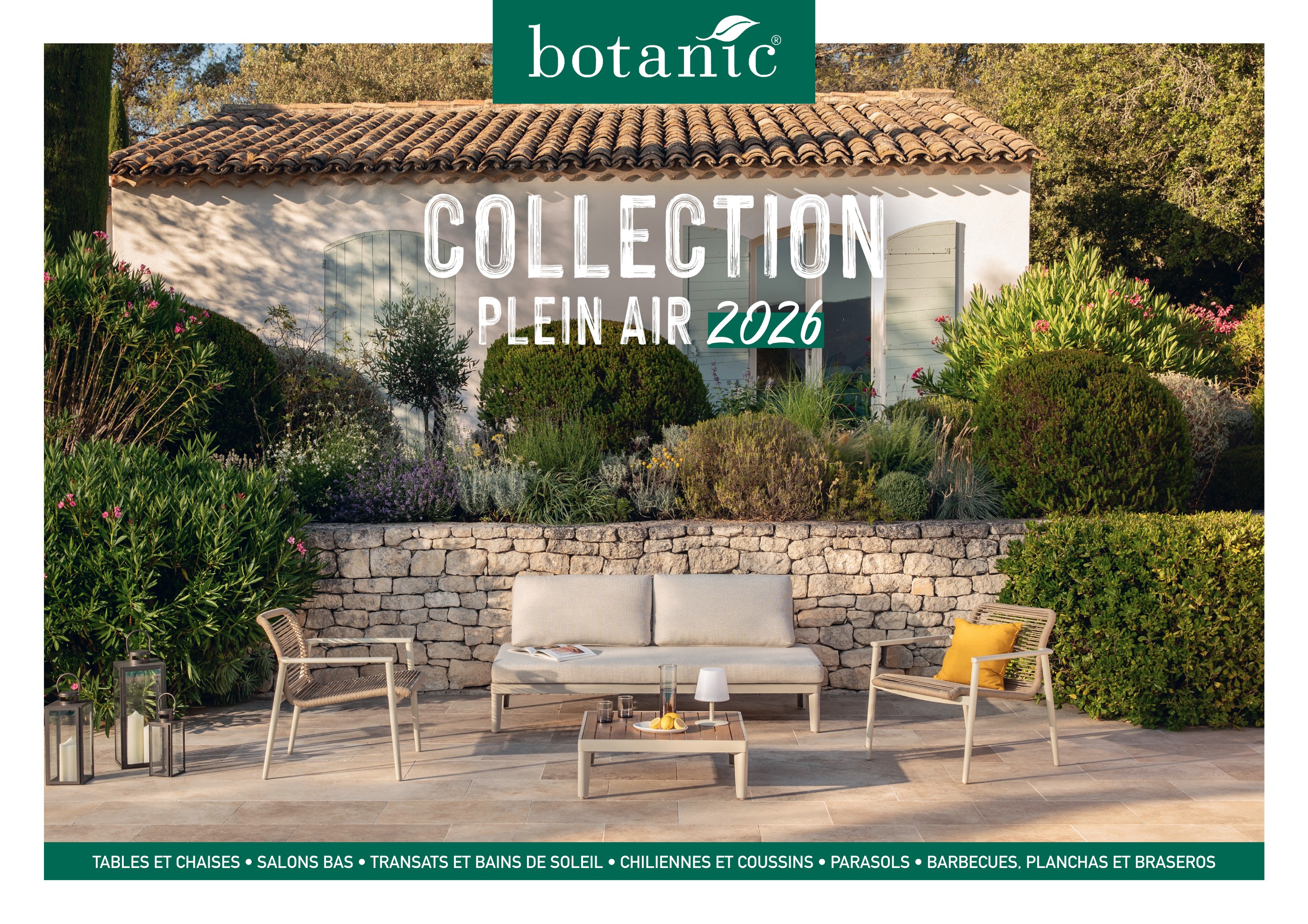 Catalogue Jardineries & Animaleries Botanic en cours à Plaisance-du-Touch et alentours, "COLLECTION PLEIN AIR 2026", 60 pages, 15/06/2026 - 01/09/2026
